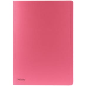 Dossiermap Esselte, roze, A4, 300 g/m², pak 100 stuks