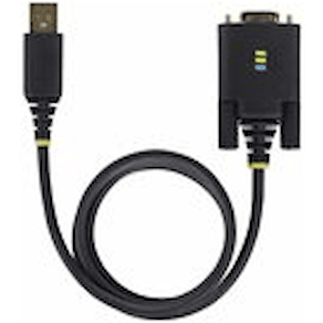 StarTech.com 3ft (1m) USB to Null Modem Serial Adapter Cable,