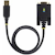StarTech.com 3ft (1m) USB to Null Modem Serial Adapter Cable,