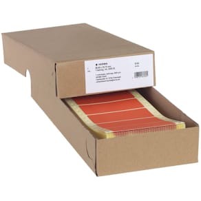 Lochrandetiketten HERMA, 88,9 x 35,7 mm, rot