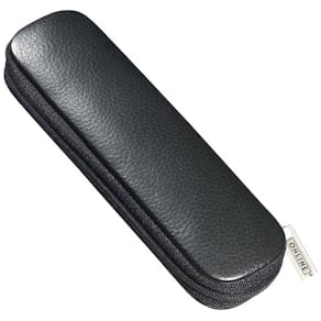 Schreibgeräte-Etui Online Leder, schwarz