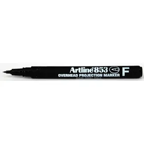 Märkpenna Artline 853 OH F Perm svart