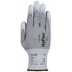 Schnittschutzhandschuhe Ansell, grau, Größe 9, 12 Paar