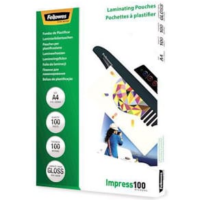 Laminat FELLOWES A4 100mic klar 100/fp