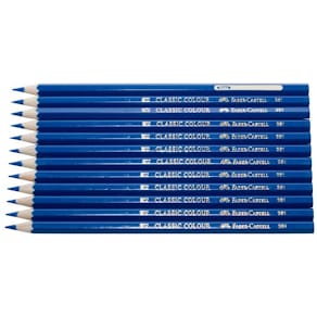 Färgpenna Faber-Castell Mörkblå, 12/fp