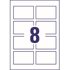 Visittkort AVERY inkjet 85x54 260g (200)