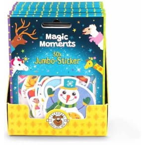 Weihnachtsetiketten TRENDHAUS Magic Moments Jumbo, sortiert