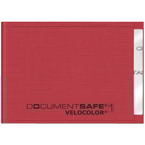 Kreditkartenetui VELOCOLOR Document Safe, rot