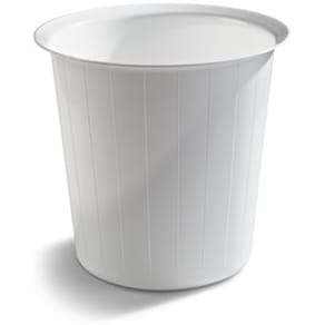 Papperskorg Vit, 22L, plast