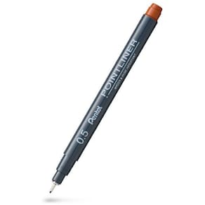 Fineliner PENTEL Pointliner 0,5mm brun