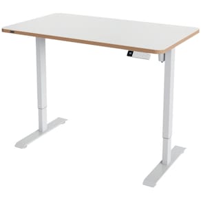 Hæve-sænkebord Leitz Ergo, elektrisk, 120 × 70 cm, hvid