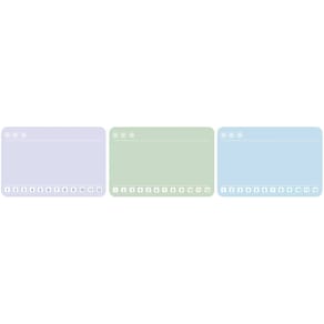 Tiefkühletiketten Avery Zweckform, bunt, 50 Etiketten auf Rolle