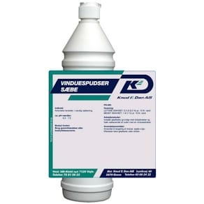 Vinduessæbe Cleanline koncentrat, stribefrit resultat