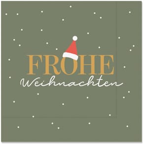 Zelltuchservietten FÜR DICH Schöne Weihnachten