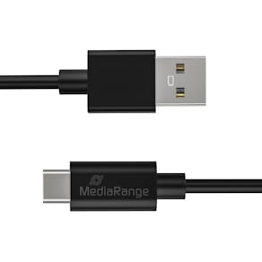 Ladekabel MediaRange USB 3.0 Typ C, schwarz