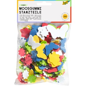 Moosgummi-Stanzteile Folia, 200 St.