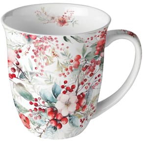 Kaffeebecher Ambiente Winterbeeren, 0,4 l