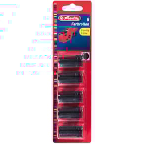 Ersatzfarbrolle Herlitz PAZ 2-zeilig, schwarz, 5er