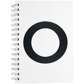 Anteckningsbok O, A5, olinjerat, spiral