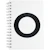 Anteckningsbok O, A5, olinjerat, spiral