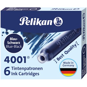 Tintenpatrone Pelikan 4001, blau-schwarz