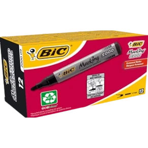 Märkpenna BIC 2000 Svart, permanent, konisk