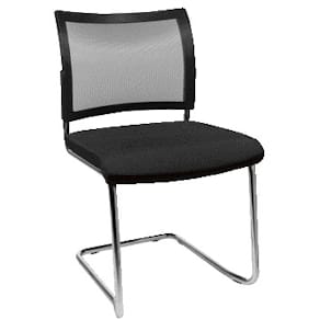 Besucherstuhl Topstar Visit 20 Net, schwarz