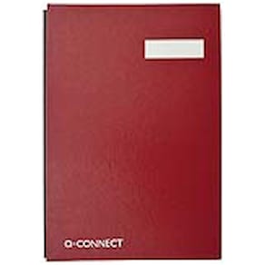 Unterschriftsmappe Q-CONNECT KF31011, rot