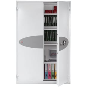 Feuerschutztresor Phoenix Safe FS1514E S2, 4 Böden, weiß