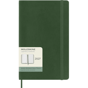Classic Soft 12M Week Note Large Myrtle Green 2027