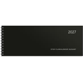 Stor Plankalender Elegant 2027