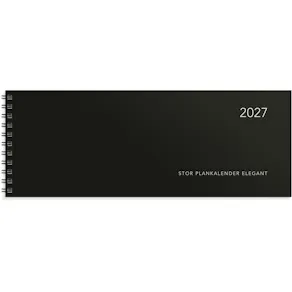 Stor Plankalender Elegant 2027