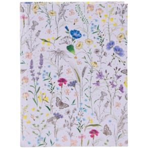 Notizbuch TURNOWSKY Summer Meadow, A5, blanko, mehrfarbig, Gold­-