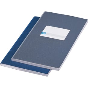Kasboek Atlanta by Jalema, 2 x 1 kolom, blauw