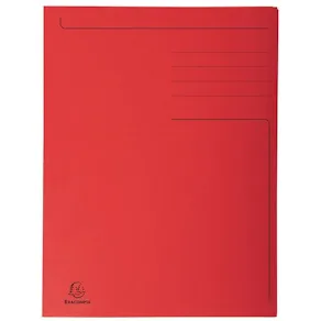 Mapp EXACOMPTA 3-kl kartong 280g A4 röd