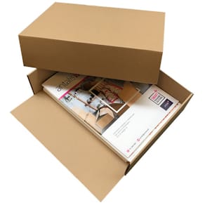 Bølgepapkasse Master'in 315x235x80mm, FEFCO0200, E-bølge, 25 stk