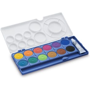 Deckfarbkasten Lamy aquaplus, blau, 12 Farben