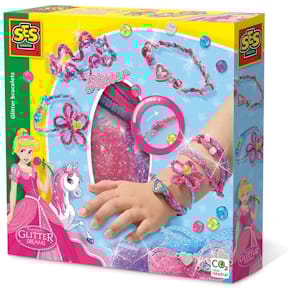 Bastelset SES Creative Glitzerarmbänder