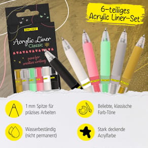 Acrylmarker-Set Online Classic, 6 St.