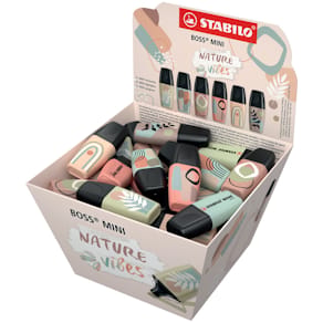 Textmarker STABILO BOSS MINI Naturevibes, sortiert