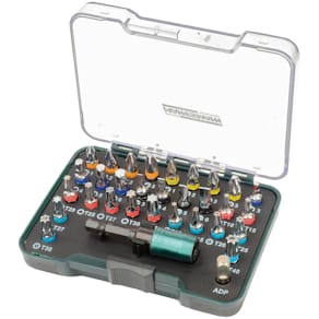 Schraub- und Bitsatz Mannesmann, 32-teilig, farbig markiert