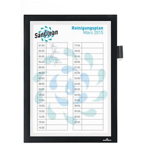 Magnetram självh DURAFRAME note A4 svart