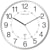 Wandklok Unilux Wave, radiogestuurd, diameter 30 cm, grijs-wit