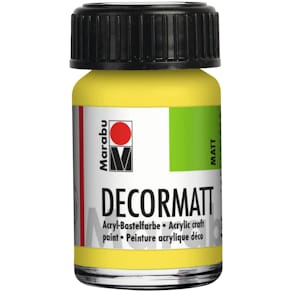 Acrylfarbe Marabu Decormatt, zitronengelb, 15 ml