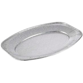 Cateringfad PlusPack oval aluminium 430x287x26 mm, 10 stk