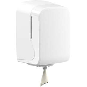 Poetspapierdispenser Midi, wit