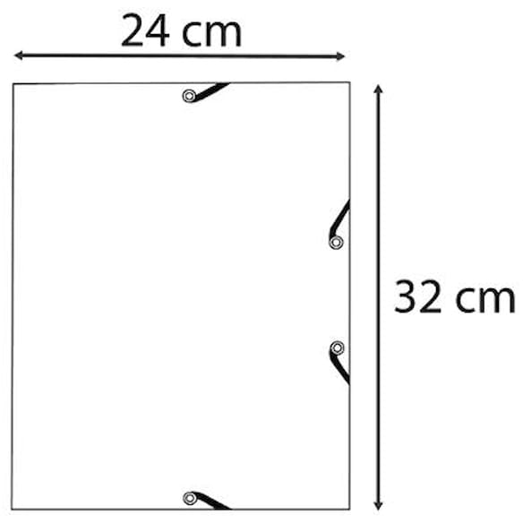 Strikkmappe EXACOMPTA AutentiK grønn 25st