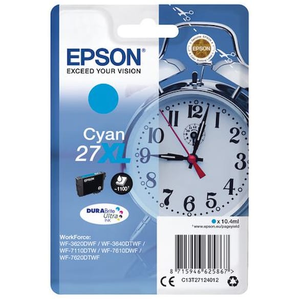 Blekk EPSON T2712 C13T27124012 cyan
