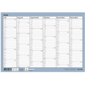 Väggkalender Väggblad A4 26/27