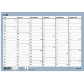 Väggkalender Väggblad A4 26/27